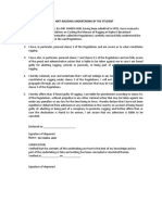 Student Undertaking PDF