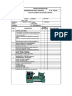 Formato de Inspección Mantenimiento Industrial