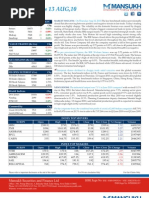 Market Outlook by Mansukh Investment & Trading Solutions 13/08/2010