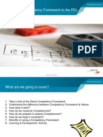 Linking Our Competency Framework To The PDI: Commercial in Confidence