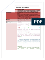 Cartilla de Intervencion