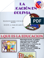 Educacion en Bolivia