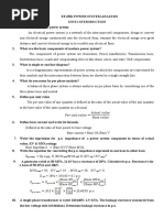 Ee 6501 Power System Analysis Two Marks