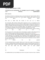 First Division (G.R. NO. 160334, September 11, 2006) Guenter Bach, Petitioner, vs. Ongkiko Kalaw Manhit & Acorda LAW Offices, Respondent. Decision