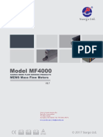 Model MF4000: MEMS Mass Flow Meters