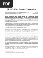 OP 4.07 Water Resources Management