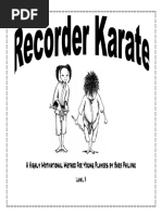 Recorder Karate Level 3