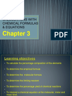 Chapter 3 - Calculations With Chemical Formulas