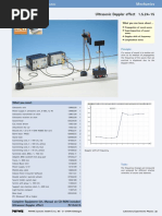 Ultrasonic Doppler Effect