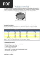 Tamices Industriales