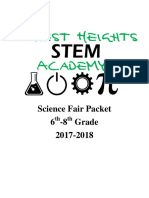 Science Fair Packet Middle School