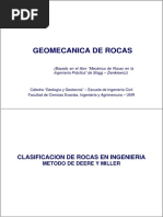 Clasificacion Roca Intacta