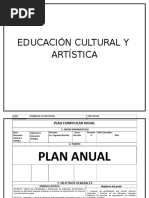 Educación Cultural y Artística 2do