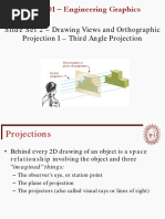 Slide Set 2 - Orthographic Projection - Third Angle Projection