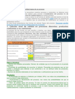 Como Calcular El Nivel de Calidad Sigma de Un Proceso PDF