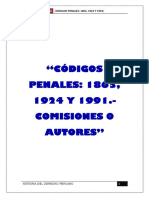 Historia de Los Codigos Penales en El Peru