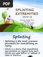 Splinting