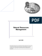 Natural Resources Management: April 2000