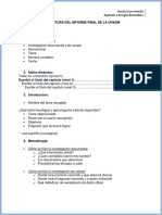 Estructura Del Informe Final