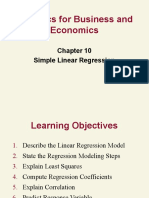 Sbe10 10 Simple Regression