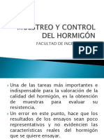 Muestreo y Control Del Hormigón Básico