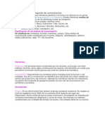 Los y Medios de Transporte de Comunicacion