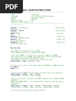 Example:Timer1 Counter/Pwm/Timer: $regfile $crystal $baud $hwstack $swstack $framesize