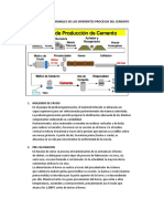 Identificar Variables de Los Diferentes Procesos Del Cemento