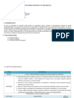 Programacion Curricular Anual de Matematica