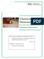 Aluminium Iodine Reaction