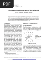 The Simulation of Cable Harness Based On Mass-Spring Model