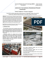 Cost and Time Estimation For Conventional, Aluminium &tunnel Formwork