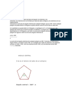 Formulas para Calcular Angulos de Poligonos Regulares