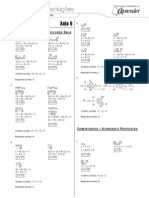 Química - Caderno de Resoluções - Apostila Volume 2 - Pré-Universitário - Quim1 Aula06