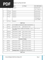 Year Plan For Students