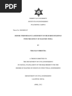 Thesis-Seismic Performance Assessment of High Rise Buildings With The Effect of Masonry Infill