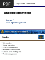 Lecture07 - Least Squares Regression