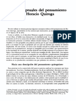 Ejes Conceptuales Del Pensamiento de Horacio Quiroga 