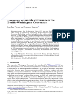 European Economic Governance: The Berlin-Washington Consensus