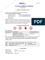 Ozone Solutions MSDS Ozone PDF