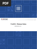 Fortios 5.4.0 Release Notes