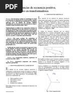 Calculo de Impedancias Positiva Negativa