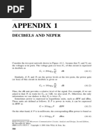 Appendix 1: Decibels and Neper