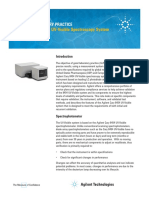 Agilent Cary 8454 UV-Visible Spectroscopy System: Good Laboratory Practice