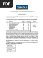 Official Information Handout Federal Bank For Officers