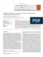 Comparison of Approaches To Determine Hydrogen Consumption During Catalytic Hydrotreating of Oil Fractions PDF