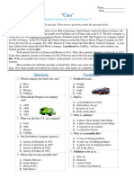 Informational Passages RC - Cars PDF