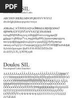 Doulos SIL: Basic Latin and Extended Latin