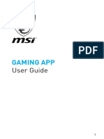 Gaming App User Guide en