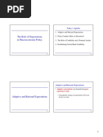 27 The Role of Expectations in Macroeconomic Policy